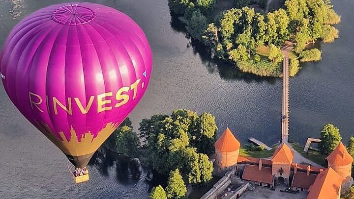 Trakai Historical Castle from above