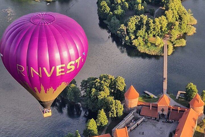 Trakai Historical Castle from above