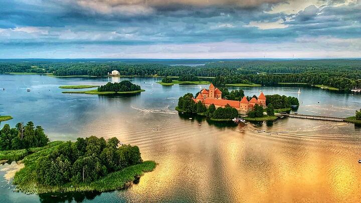 Trakai Island Castle is the pride of Lithuanian history