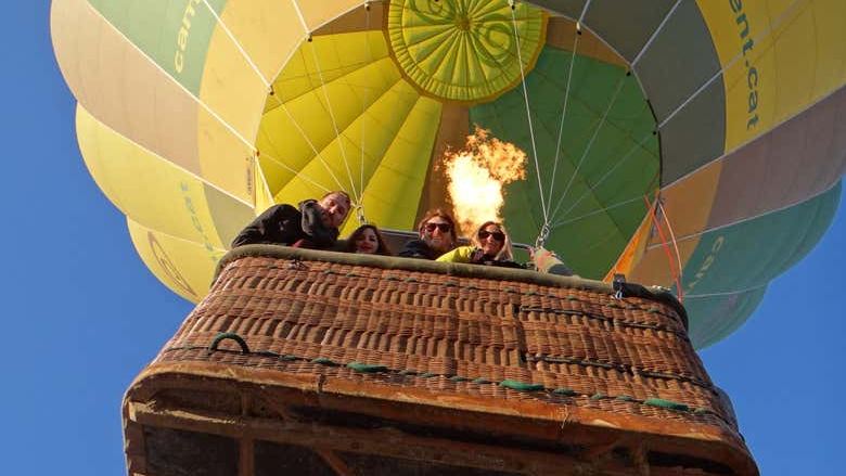 Paseo en globo por Manresa