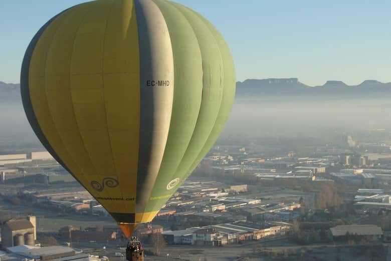 Paseo en globo por Manresa