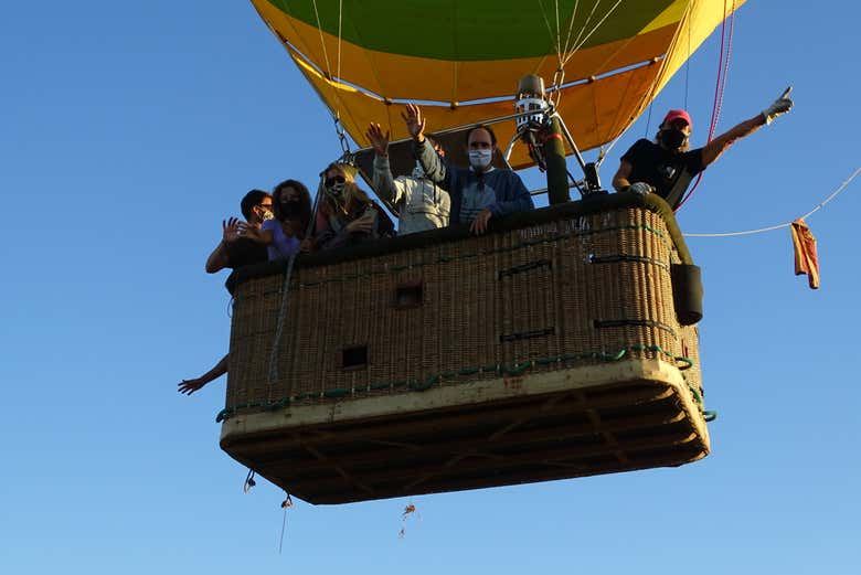 Paseo en globo por Manresa