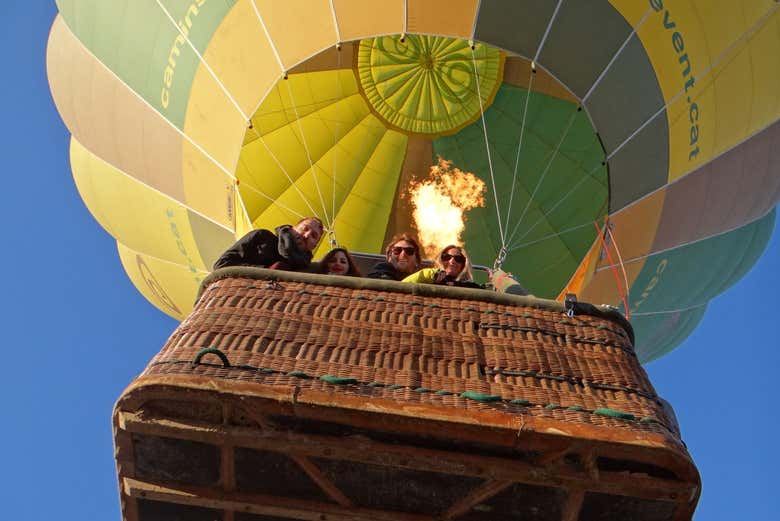 Paseo en globo por Manresa