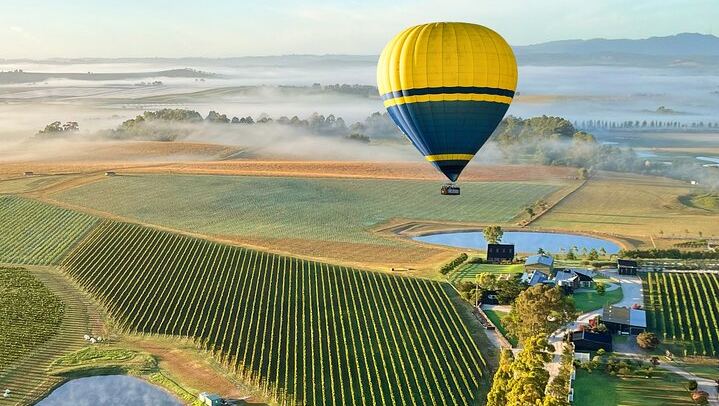 Yarra Valley Sunrise Balloon Flight with GoPro Photos