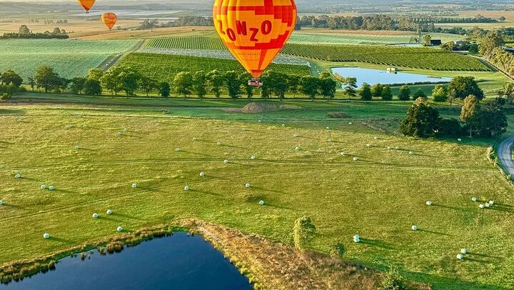 Yarra Valley Sunrise Balloon Flight with GoPro Photos