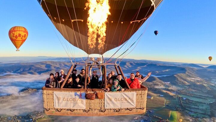 Yarra Valley Sunrise Balloon Flight with GoPro Photos