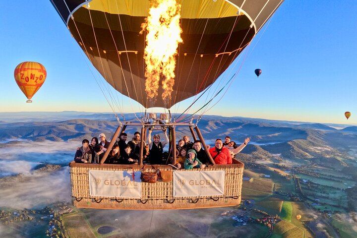 Yarra Valley Sunrise Balloon Flight with GoPro Photos